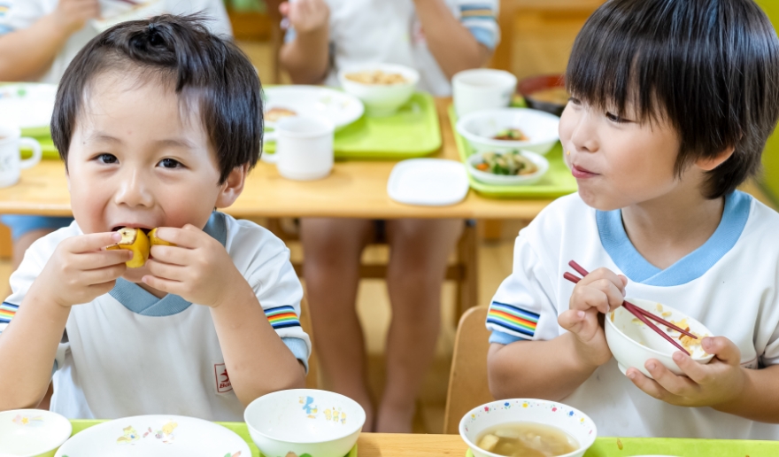 給食の写真