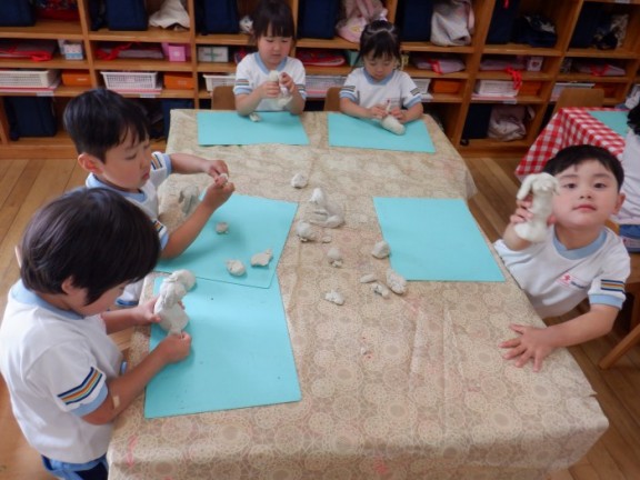 【つばめ組】粘土指導