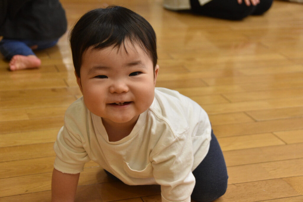 感触遊び〜上新粉〜👐