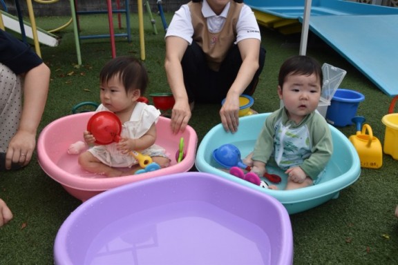 水遊び💦りすクラス💦