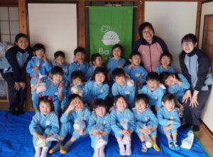 つばめ組　食育活動　製麺