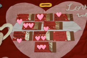 寝相アート　バレンタインver.