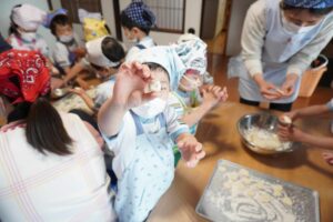 すみれ組　食育館ですいとん作り✨